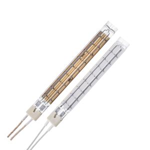 China Gold Coating Twin tube halogen Infrared Heating Lamp wholesale