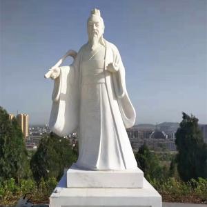 China Marble Carving 2m Chinese Stone Statue Garden Laozi Ancient Chinese Buddha Statue wholesale