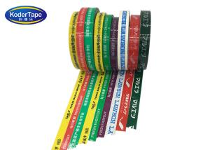 China High Adhesion Colored Packing Tape Custom Logo Printed 30-2000 Mts Length on sale