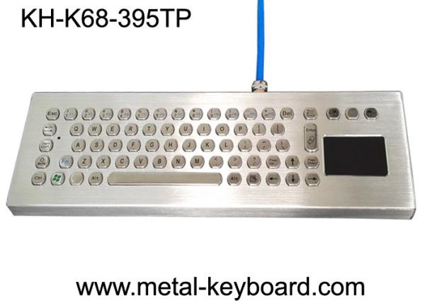 Quality Waterproof Ruggedized Keyboard , Metal Computer Keyboard With Stand Alone Design for sale