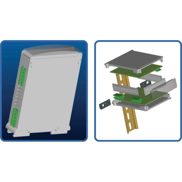 1.2 - 1.5mm Thickness Top Hat Rail Din Rail Roll Forming Machine For Electrical Box