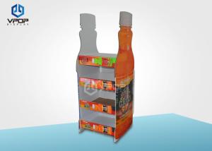 Plastic Pegs Cardboard Hook Display 4C Offset Printing For Clothes Promotion