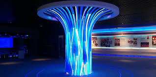 HD full color curved led tv display screen for indoor led advertising display screen curve