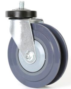 Quality Double Ball Bearing Heavy Duty Nylon Caster Wheels 250mm 8 Inch 5 Tons for sale