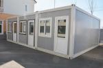 Single Double Door Prefabricated Structural Steel Folding Container House