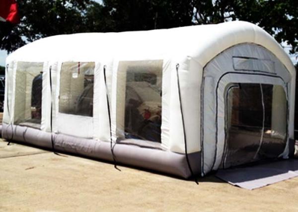 Quality Automotive Mini Outdoor Mobile Portable Car Inflatable Spray Paint Booth White Color for sale