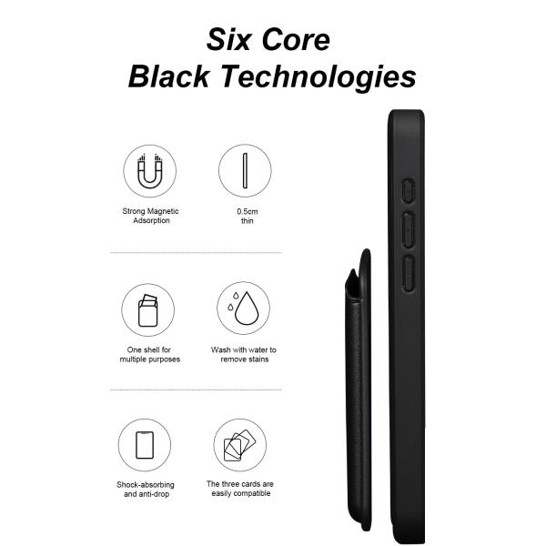 Custom Leather Phone Case Magnetic Cell Phone Business Card Holder Luxury For IPhone Samsung