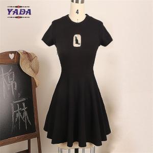 China Fashion cat womens beach wear brand lady dresses one piece latest for women summer skater dress on sale