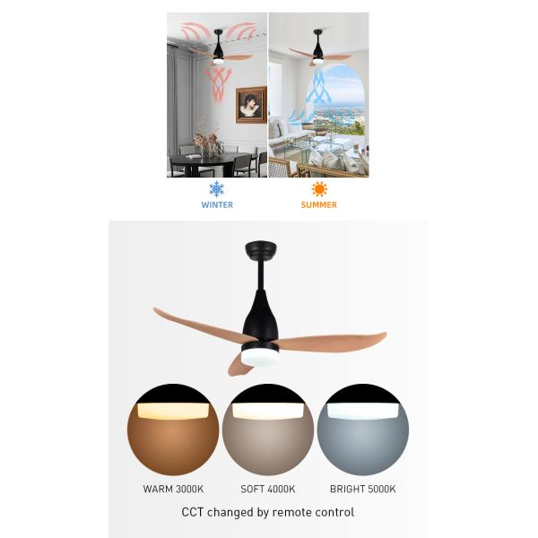 1110mm 65w 44inch Copper Motor Ceiling Fan