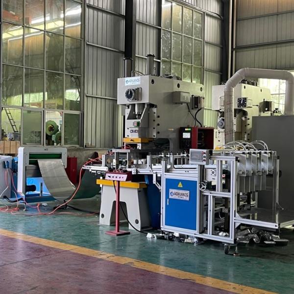 High-Efficiency Operation JH21-63T Fully Auto Aluminum Foil Lunch Box Containers Making Machine Production Line
