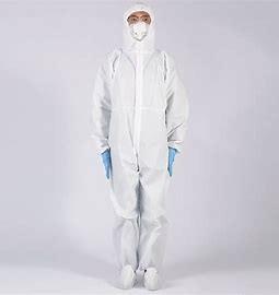China Xxl Disposable Waterproof Disposable White Protective Coveralls Ppe Suit wholesale