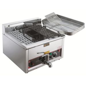 China Food Stainless Steel Natural Gas Deep Fryer 15L Large Capacity wholesale