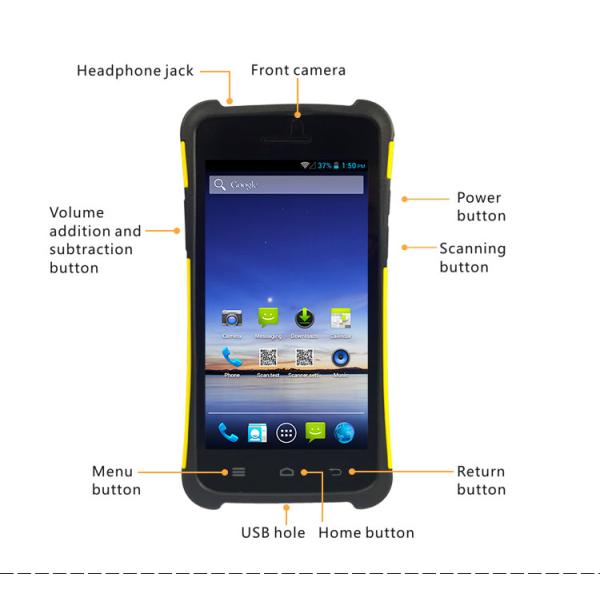 Rakinda S1 Handheld PDA Scanner With Professional Barcode Reader