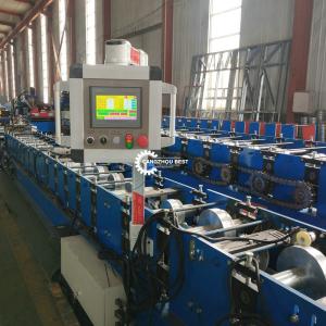 China 5.5kw Plc Delta Shutter Door Roll Forming Machine wholesale