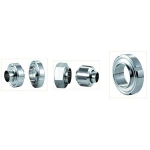 China SMS Forged Tp304 Sanitary Stainless Steel Unions Butt Welded In Food Machine wholesale