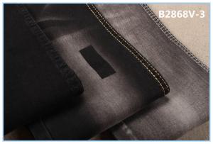 China 9.3 Oz Jeans Sulfur Black Stretch Denim Material Fabric 72 Ctn 26 Poly 2 Spx wholesale