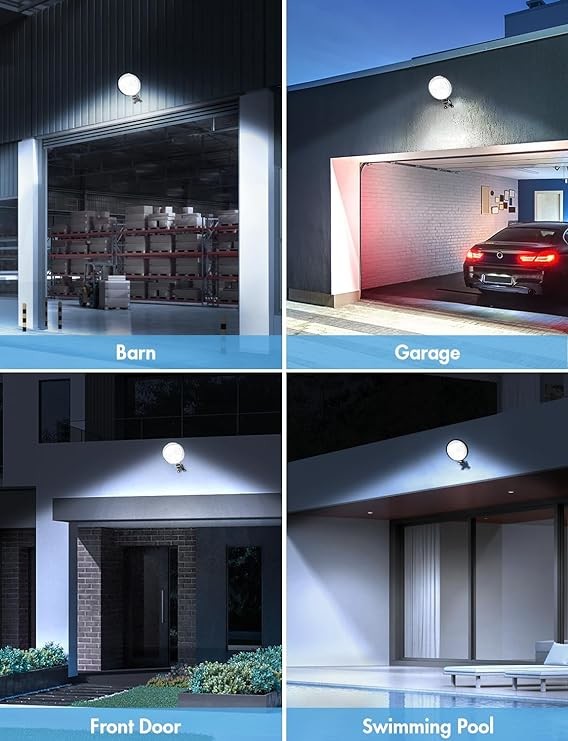 Outdoor Wall Mounted LED Barn Light 3500K 4000K 5000K Color Temperature