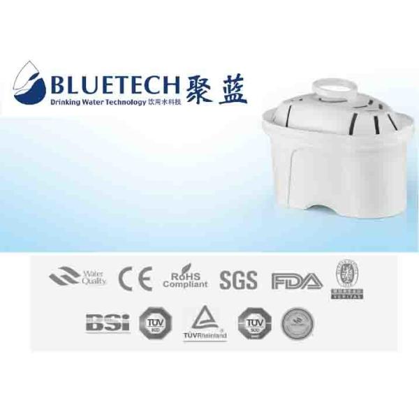 Activated Carbon Resin Alkaline Water Filtration Pitcher 2.4 L Capacity