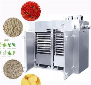China 400kg/Batch Industrial Tray Dryer Hot Air Drying Oven Auto Spice Drying Machine wholesale