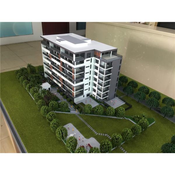 Acrylic Plastic Residential Building Model For Real Estate Display 1 . 2 * 1M