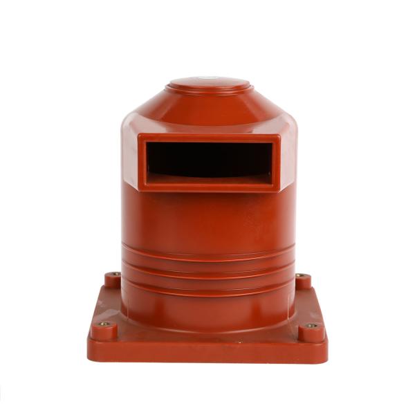 Red Color Switchgear Epoxy Resin Cast Bushing Heat Resistance 4000A 10kV