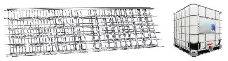 1000 Liter IBC Tank Tubular Cage Wire Welding Machine Stainless Steel Welders
