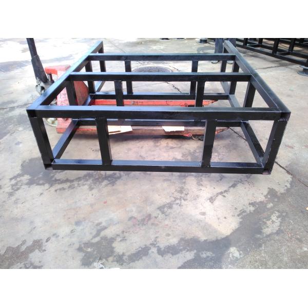 OEM 50x50mm square tube carbon steel with black powder coating metal welding