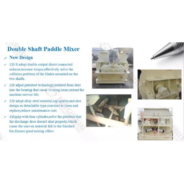 Durable Sand And Cement Mixing Machine Double Shaft Paddle Manual Mortar Mixer