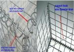 Iron Wire Galvanized Gabion Box / High Security Gabion Wire Mesh Panels