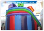Funny Children Inflatable Amusement Park , Inflatable Bouncy Castle With Slide