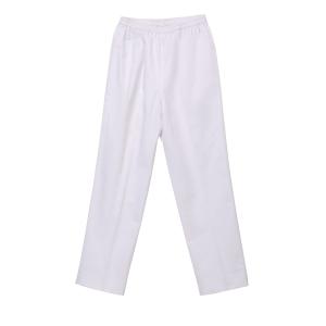 China Elastic Waist Draw String White Chef Pants wholesale