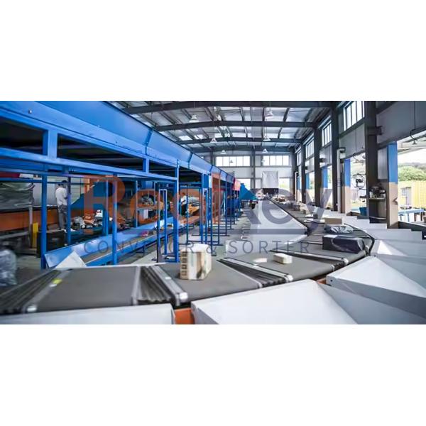 High Speed Automated E-commerce Cross Belt Sorter Accurate Efficient Streamlined