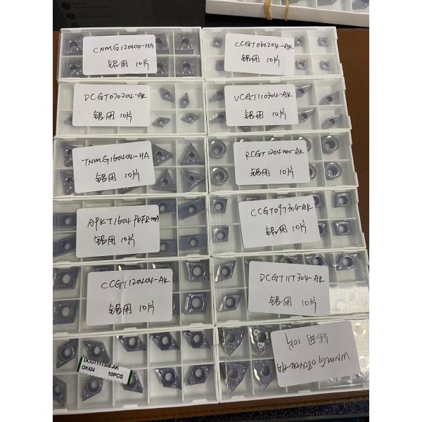 High Precision Coated Carbide Alu Insert For VCGT TCGT APGT TNMG CNMG WNMG Cutting Tools