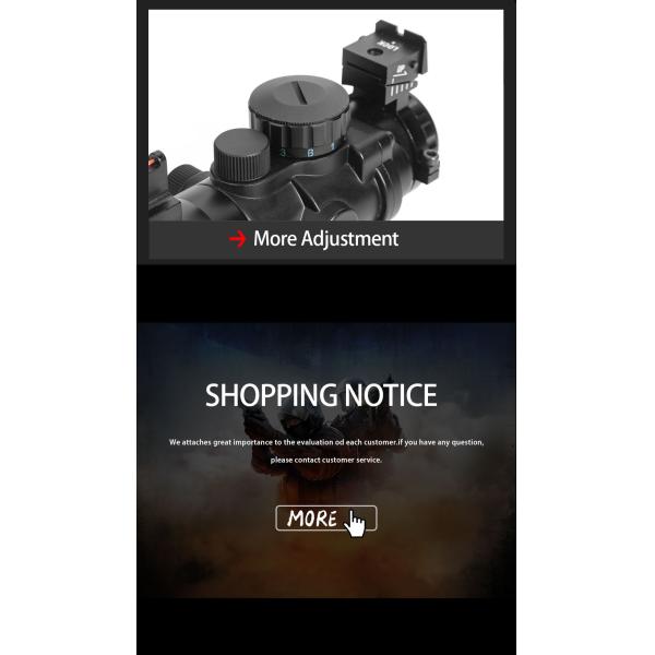 Red Dot Reflex Sight 4x32 Waterproof Shockproof For Watching