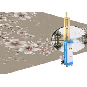 2880dpi Accuracy Digital Wall Printing Machine , Mural Inkjet Printer