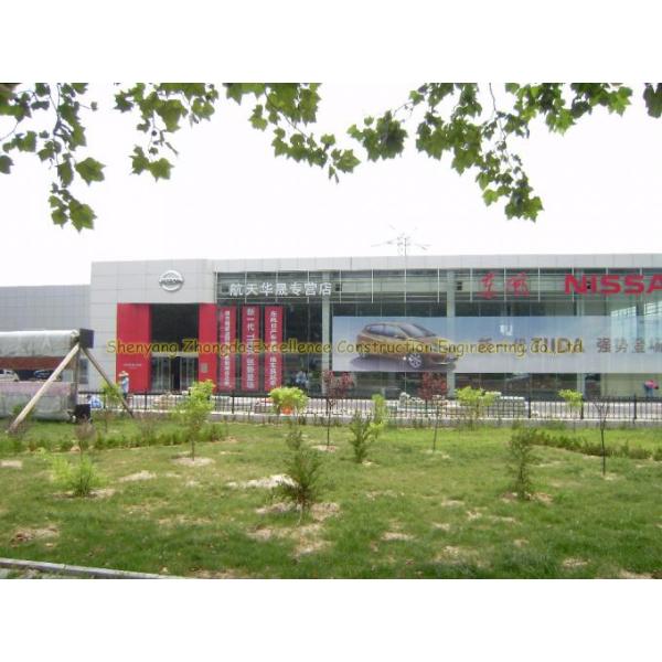 structural steel frame exhibition hall design