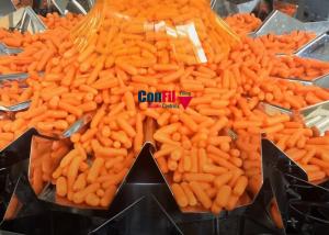 China Multihead Weigher Packing Machine for Baby Carrot VFFS Bag Maker Packing System on sale