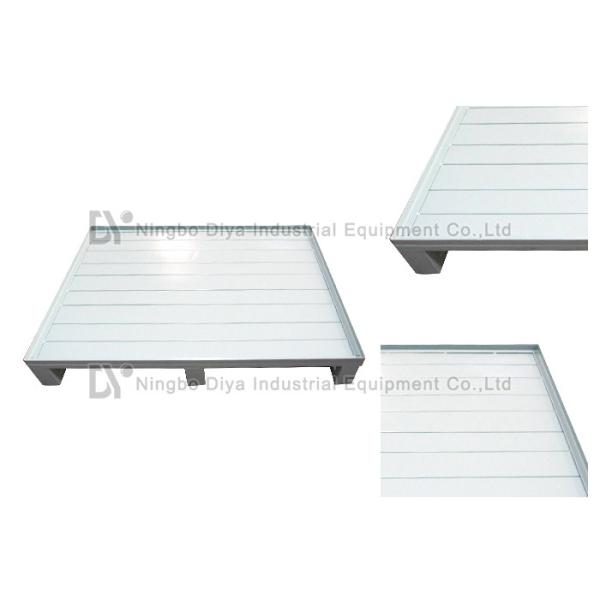 The Blue Metal Tray Stacking Rack System , Adjustable Metal Tire Rack Storage System