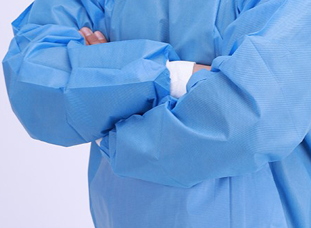 XXL Blue Medical Disposable Surgical Gown Prevent Cross Infection