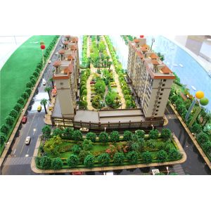High Rise Miniature Architectural Models , Fancy 3D Max Building Modeling