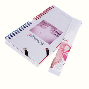 China Wirebound Spiral Notebook Printing Belly Band Custom Hardcover Book Printing wholesale