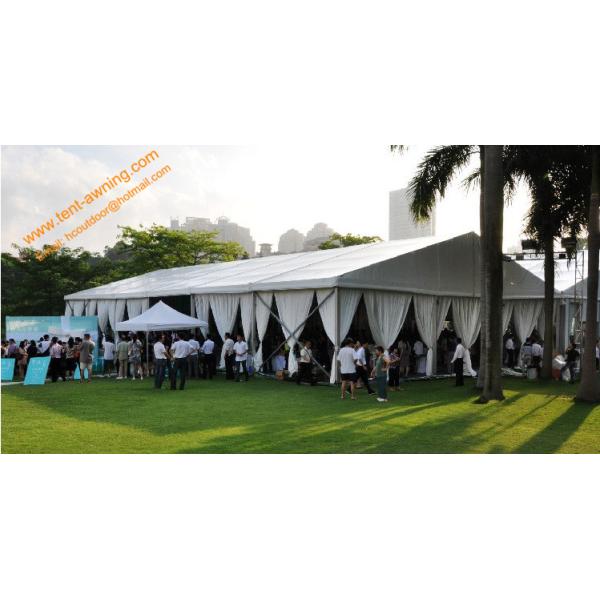 Temporary Rental Guangzhou Wedding Tent for 500 People Aluminum Fireproof Marquees