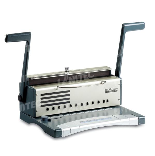 Quality Hole Puncher Electric Binding Machine , A4 Size Wire Spiral Binding Machine WB-2420 for sale