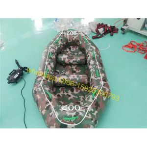 China camouflage inflatable boat army boat wholesale