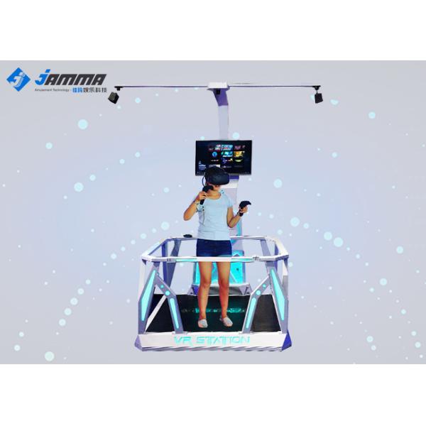 Standing Virtual Reality Platform Single Player Interactive Game Machine
