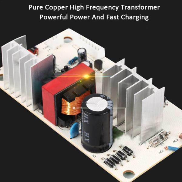 Motorcycle Car Battery Chargers 110V to 220V To 12V 6A Intelligent Automatic Fast Power Charging