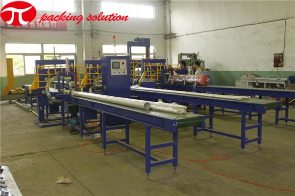 Quality JINGLIN Panel Horizontal Wrapping Machine PLC Control 380V 10m-20m/Min Orbital Stretch Automatic Wrapper for sale
