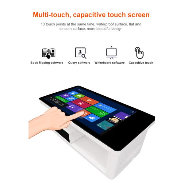 55'' Drawer Style Touch Screen Windows System Waterproof Activity Table With Capacitive touch
