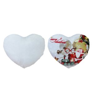 Sublimation Heart Cushion Peach Skin Velvet Throw Sublimation Pillow Cover