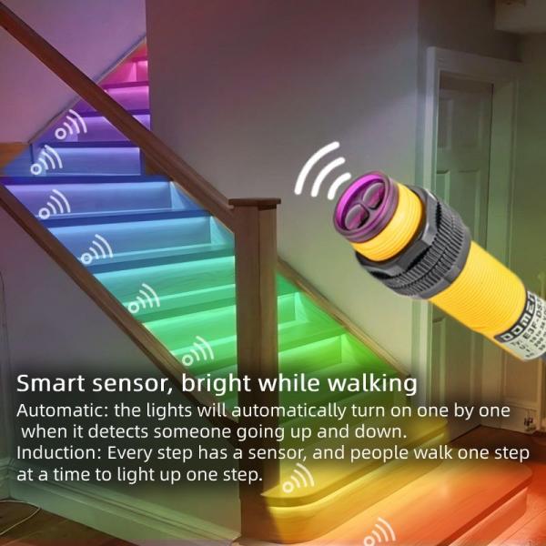 Tuya Smart Remote Control Voice Control Wifi Intelligent Stair Step Light